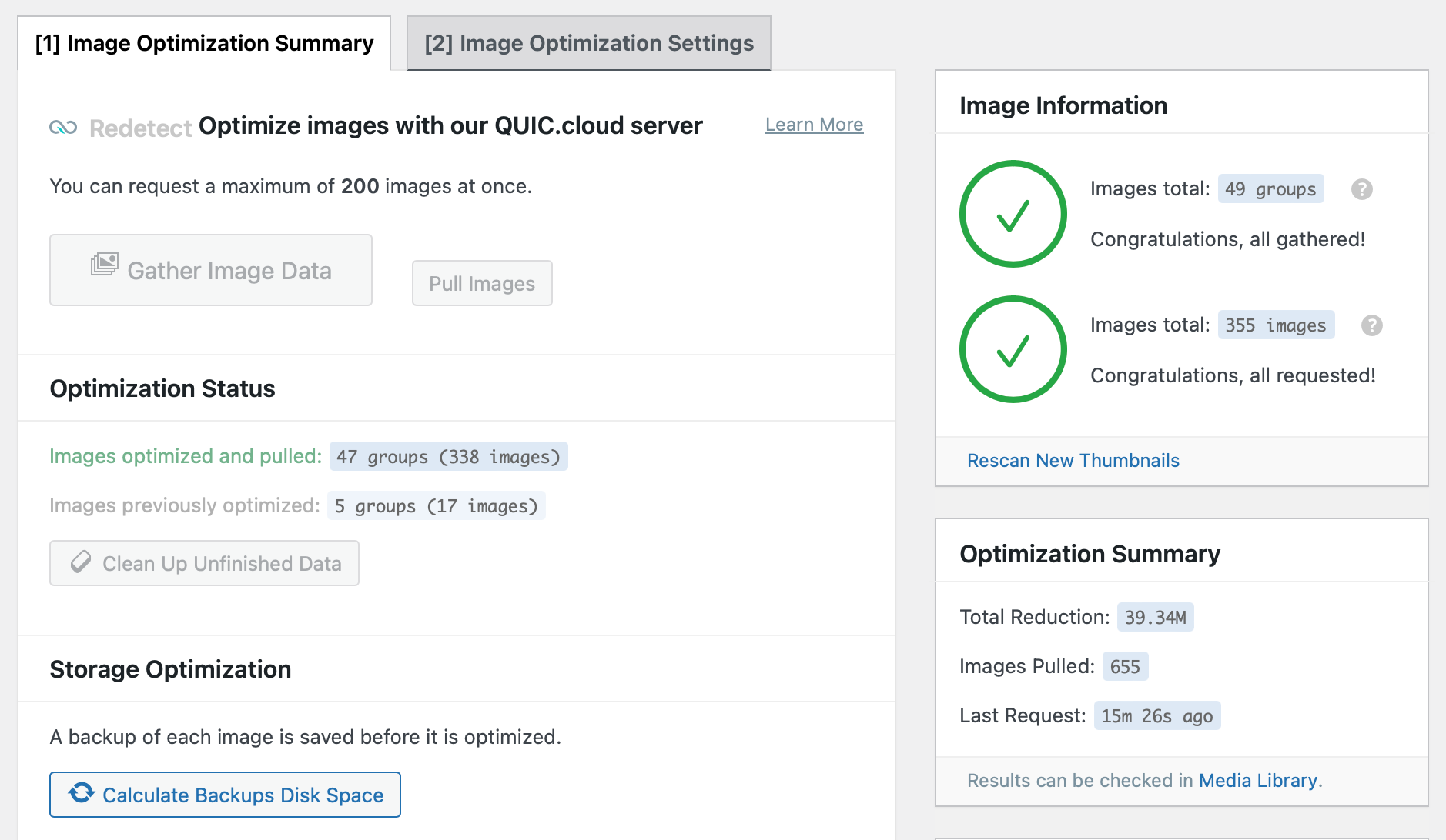 LiteSpeed Cache Plugin Image Optimization