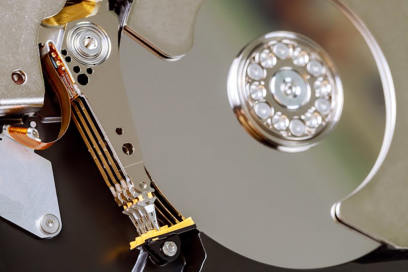 inside look of a Hard Disk Drive