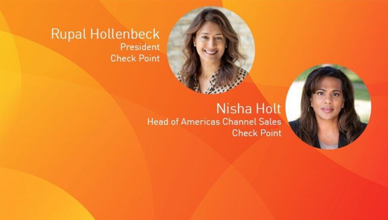 SIA 2023 Power 100 Honorees; Check Point President Rupal Hollenbeck and Head of Americas Channel Sales Nisha Holt