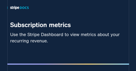 Stripe subscription matrix card