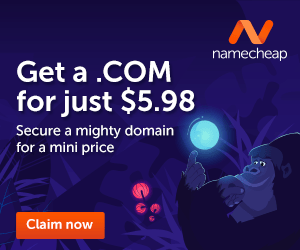 Namecheap banner ad