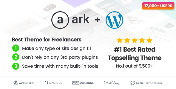 The Ark | WordPress Theme made for Freelancers