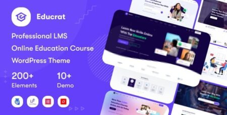 Educrat - Online Course Education WordPress Theme